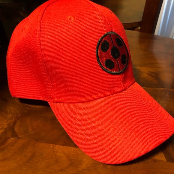 Miraculous Ladybug adjustable snap back red baseball cap. - Picture 2 of 4